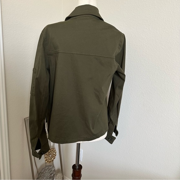 Rachel Roy Army Jacket with Reflective Tape M - Picture 4 of 5